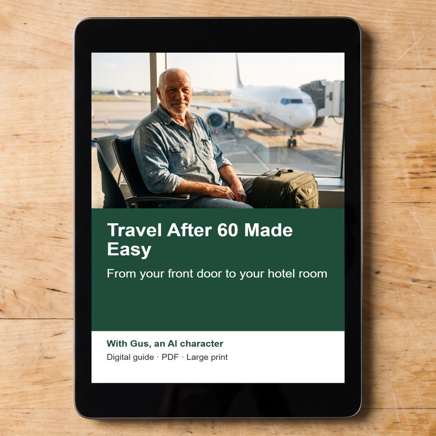Cover of the guide Travel After 60 Made Easy